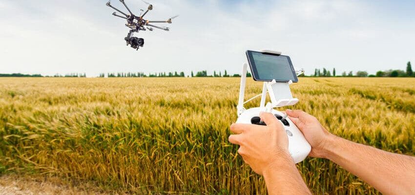 Применение дрона