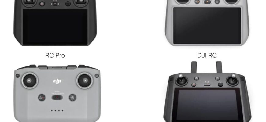 Сравнение пультов управления DJI: RC Pro, RC, RC-N1, Smart Controller 33 Сравнение пультов дронов: DJI RC Pro, DJI RC, DJI RC-N1, DJI Smart Controller